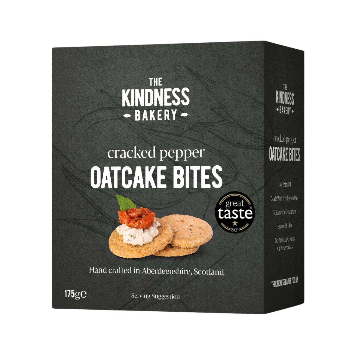 Cracked Pepper Oatcake Bites 175g