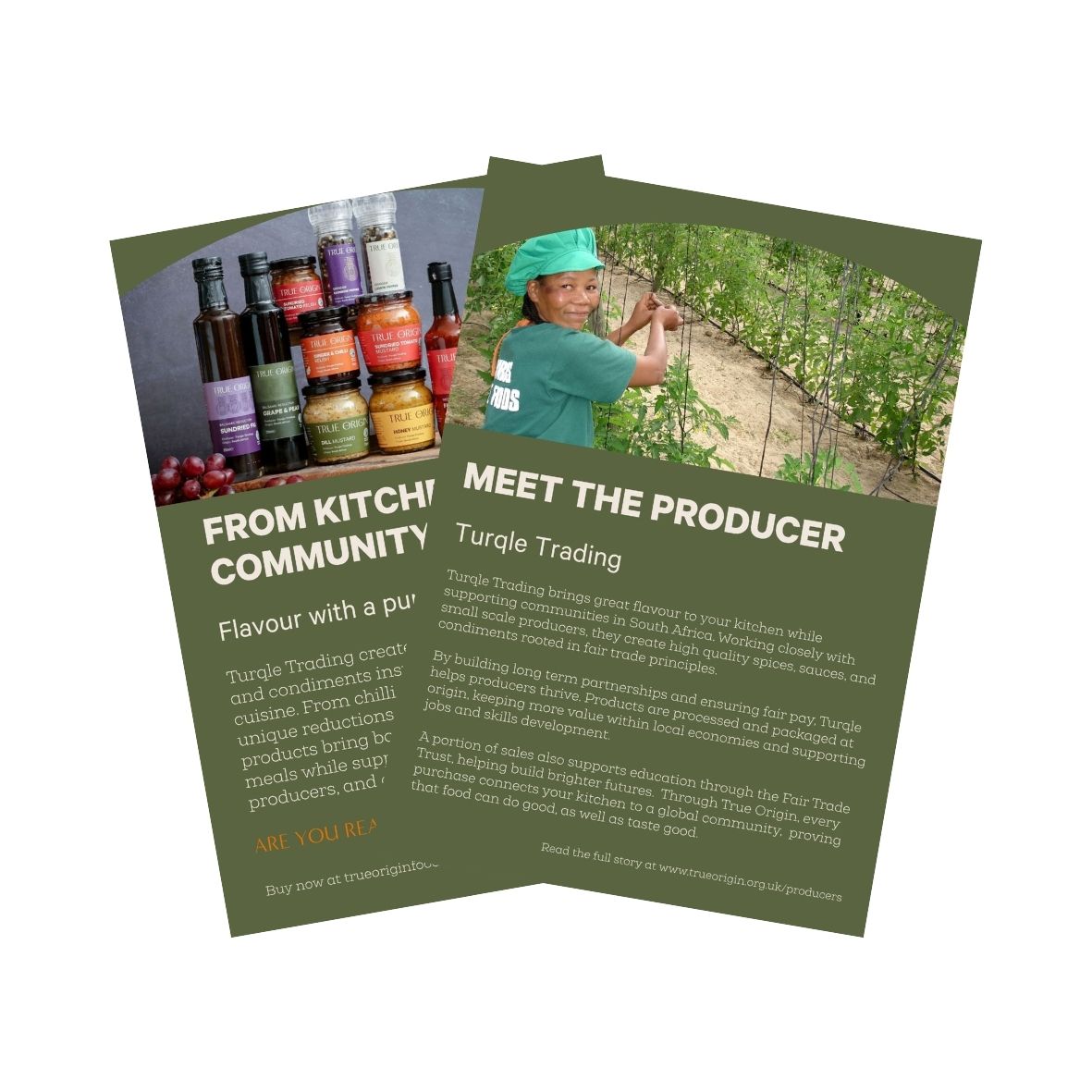 Turqle Trading – Meet the Producer Leaflet