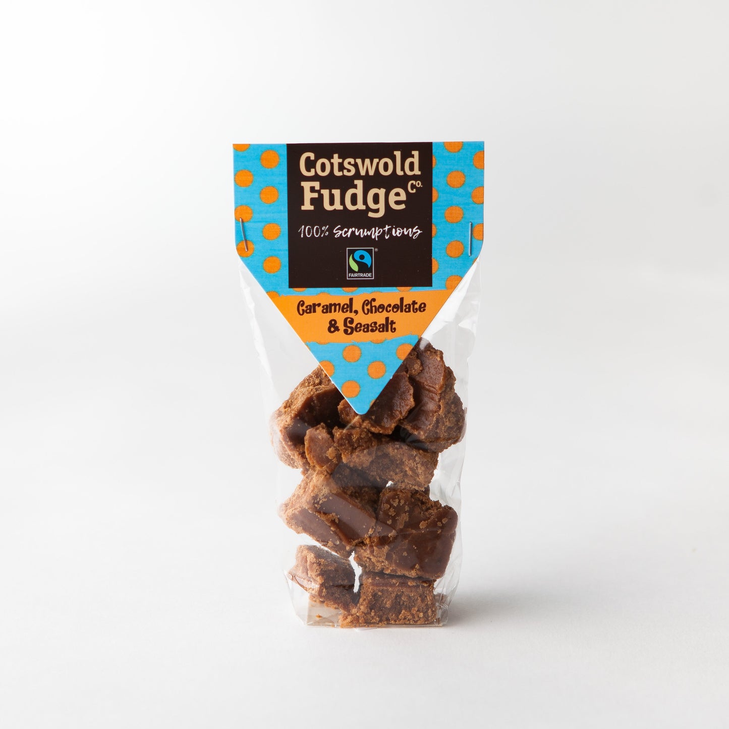 Caramel, Chocolate and Seasalt Fudge (150g)