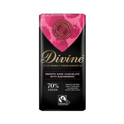 Dark Chocolate with Raspberries (90g)