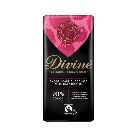 Dark Chocolate with Raspberries (90g)