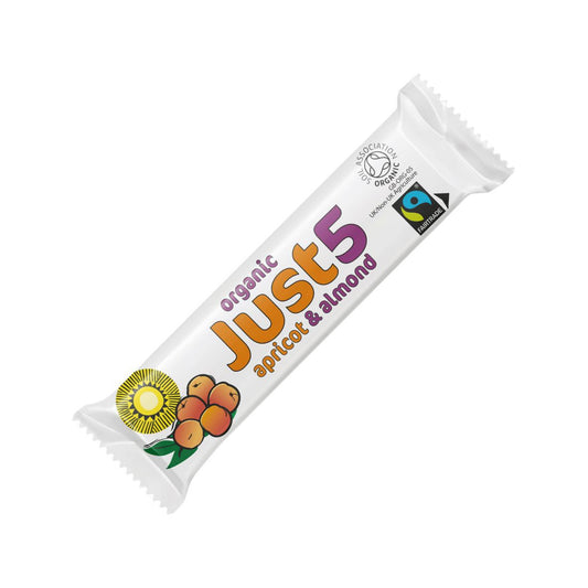 Just 5 Organic Apricot & Almond Bar (40g)