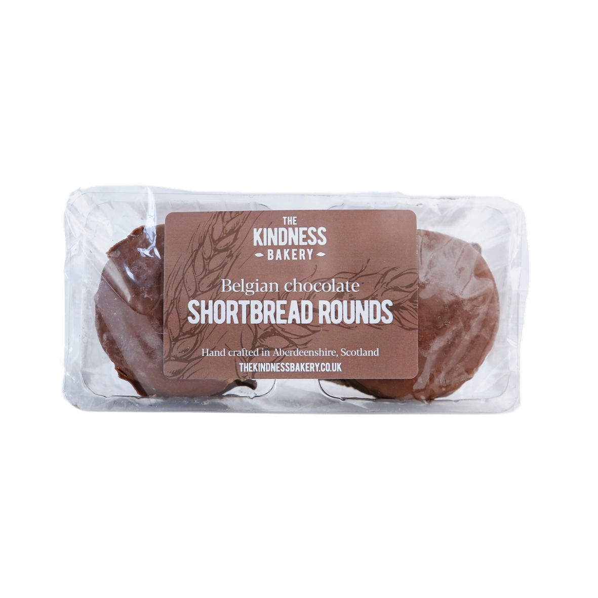 Belgian Chocolate Shortbread Rounds 150g