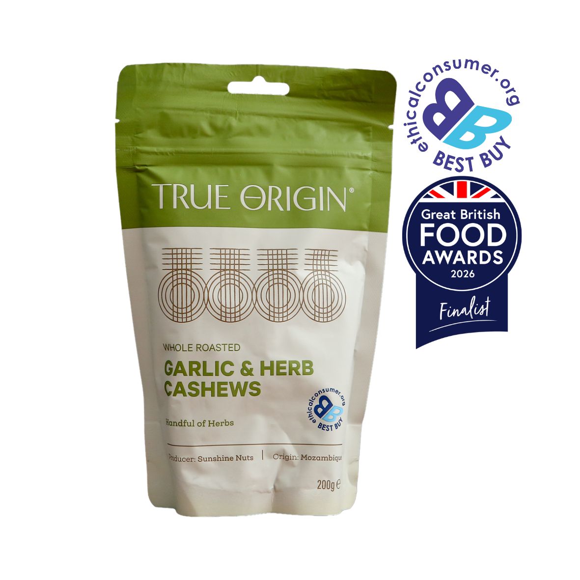 Garlic & Herb Cashews 200g
