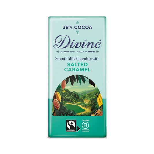 Milk Chocolate with Salted Caramel (90g)
