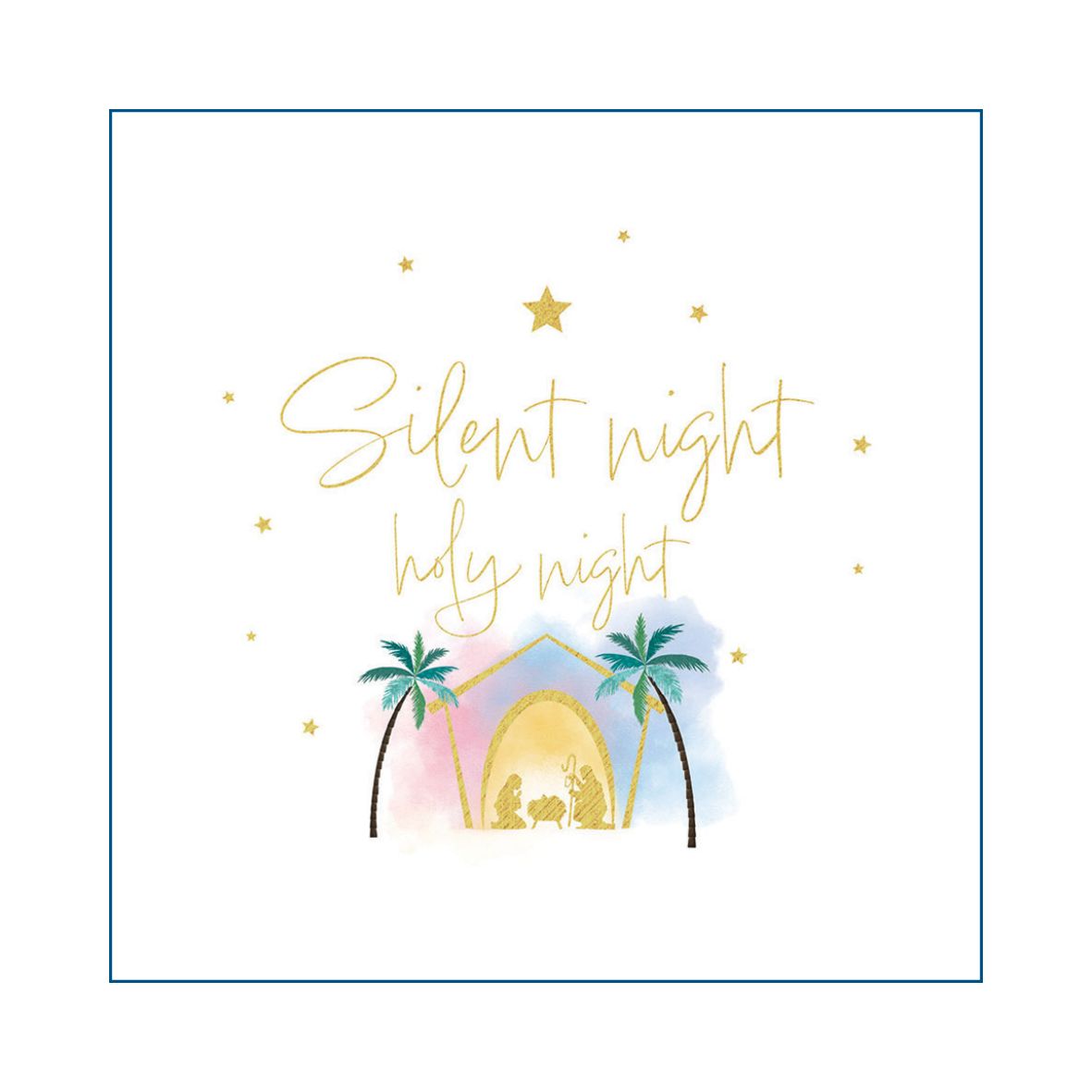 Silent Night Christmas Cards (Pack of 10)