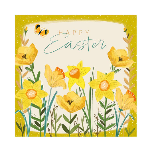 Happy Easter Daffodils Easter Cards (pack of 6)