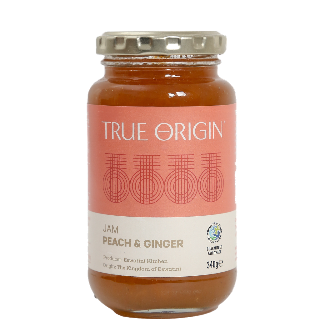 Peach & Ginger Jam (340g) True Origin Wholesale