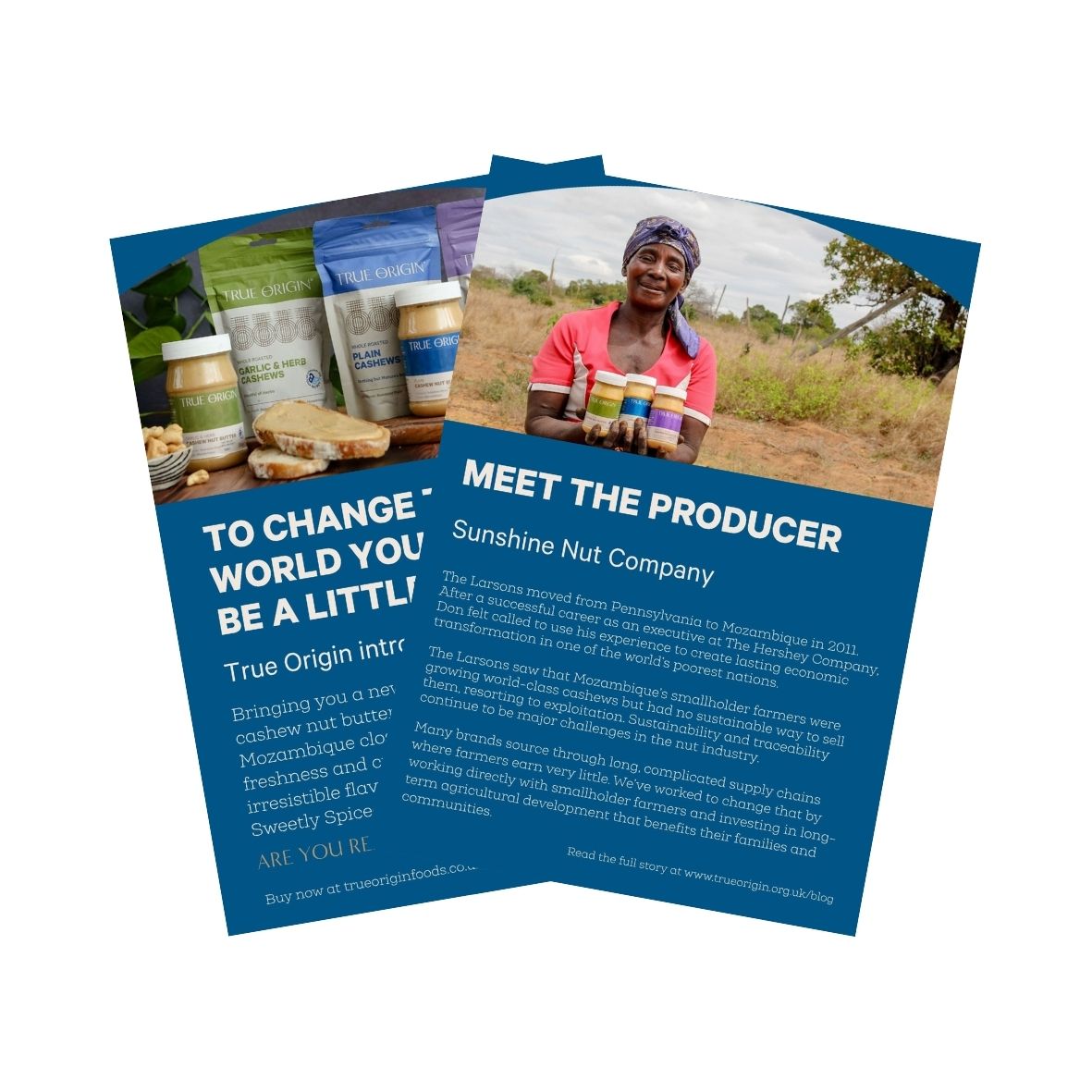 Sunshine Nuts – Meet the Producer Leaflet