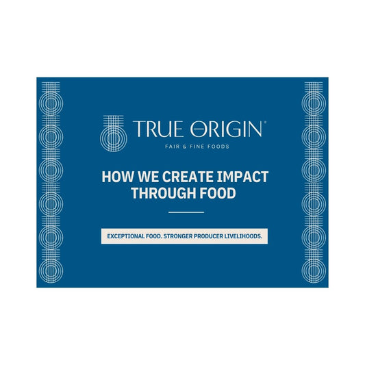 How True Origin Create Impact Through Food Leaflet