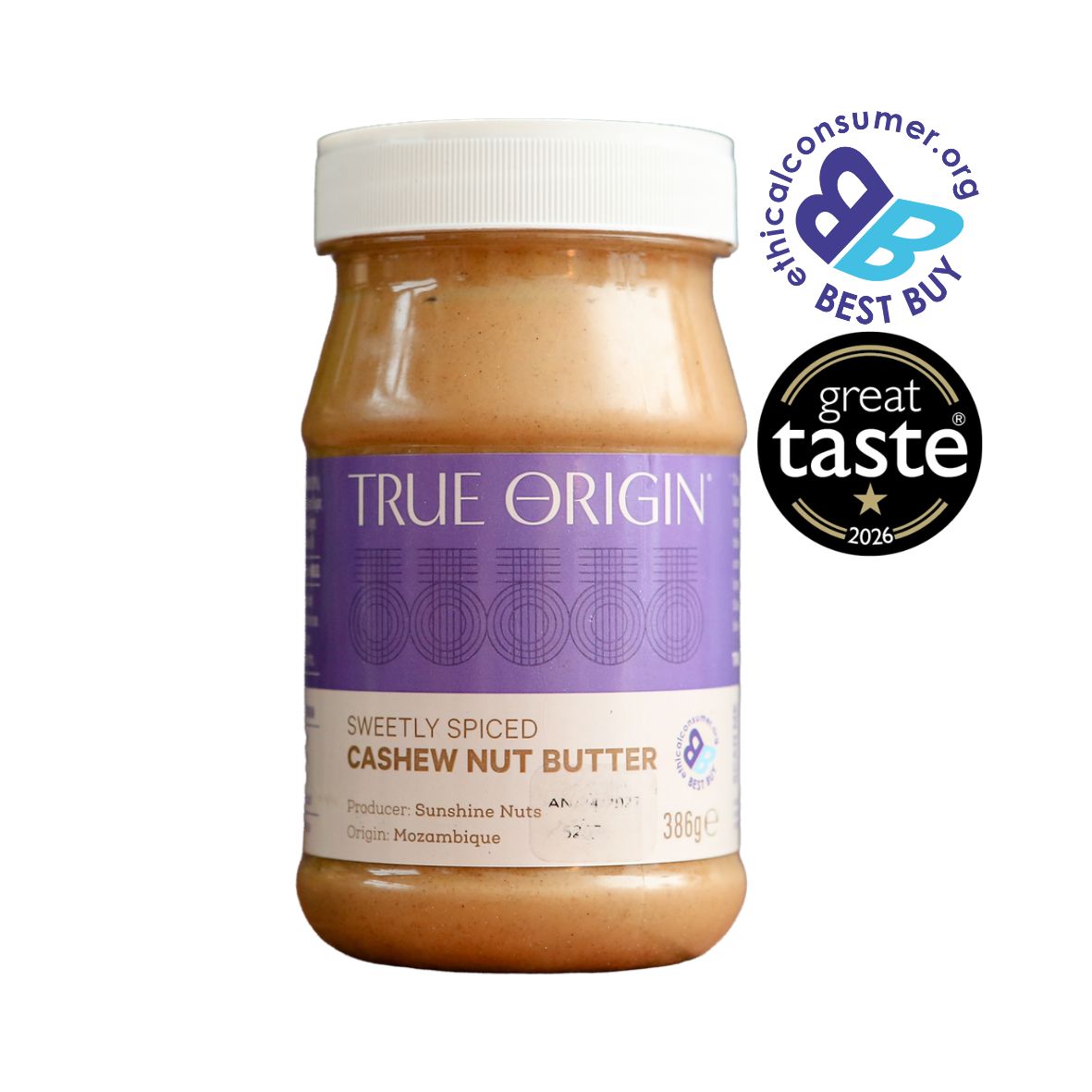 Sweetly Spiced Cashew Nut Butter 386g