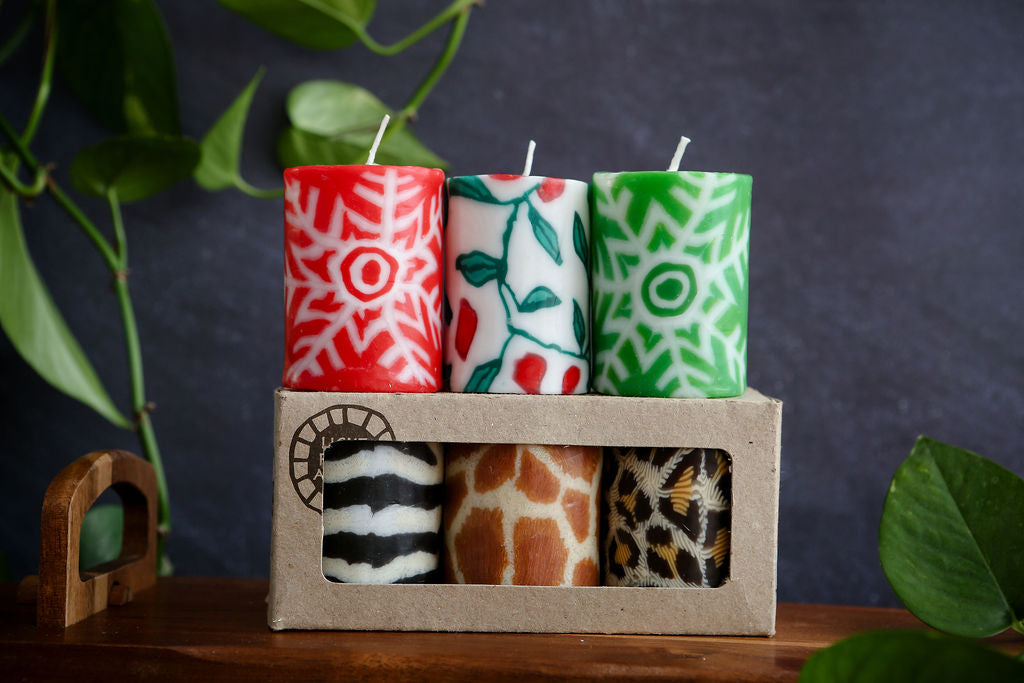 1/4 Church Candles (3 candles)