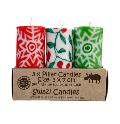 1/4 Church Candles (3 candles)