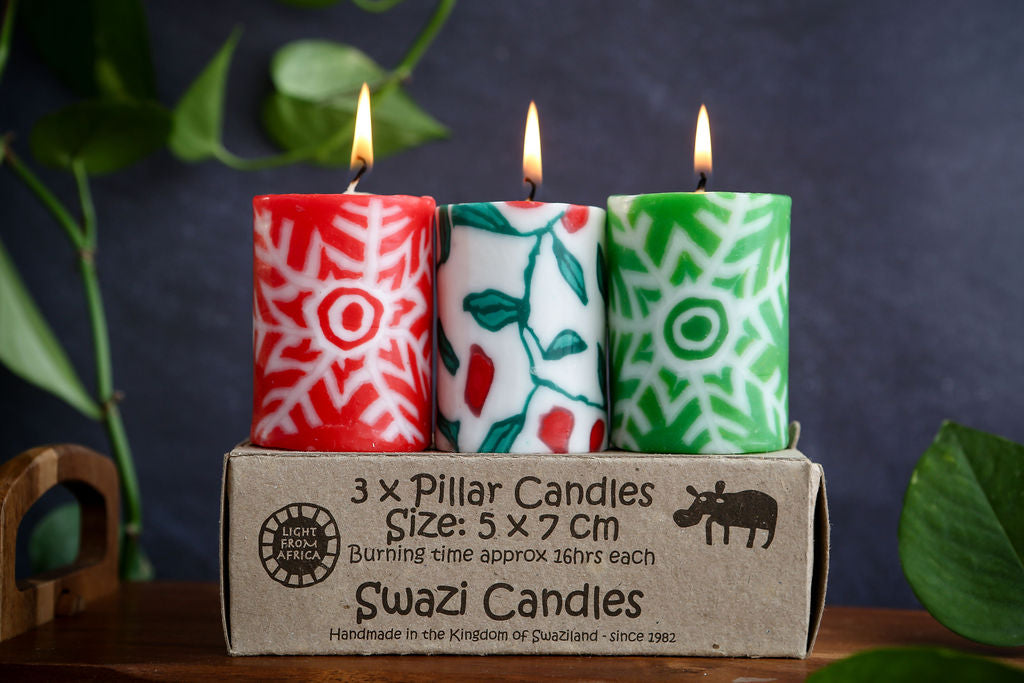 1/4 Church Candles (3 candles)