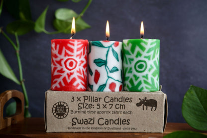1/4 Church Candles (3 candles)