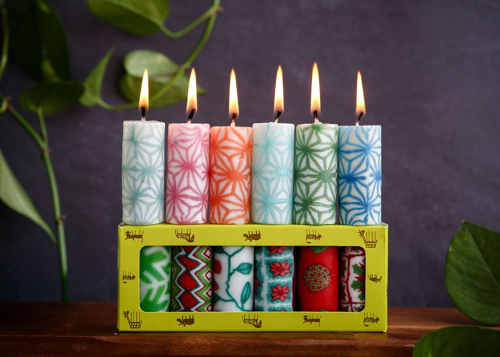 Mini Dinner Candles (6 Candles)