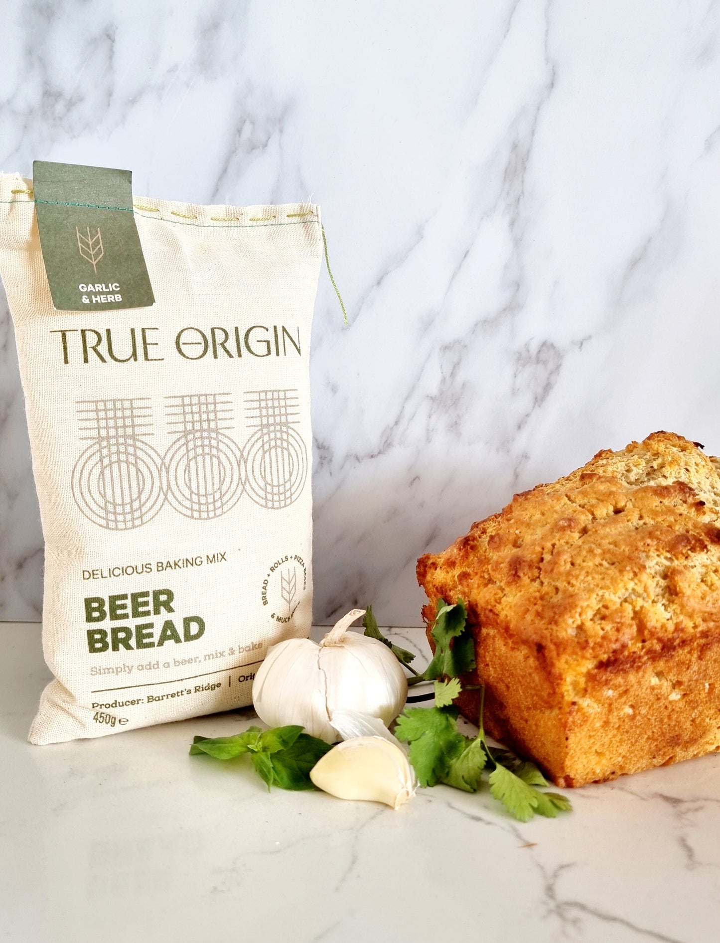 Garlic & Herb Beer Bread (450g)