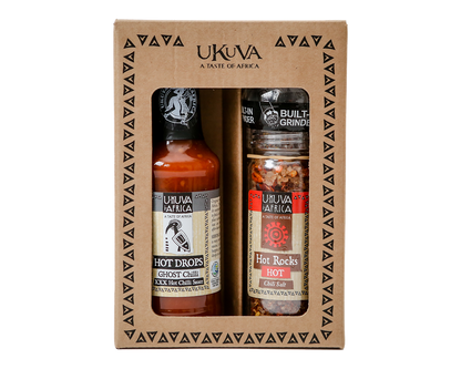 Ghost Chilli Hot Drops & Hot Rocks Hot Grinder Gift Set