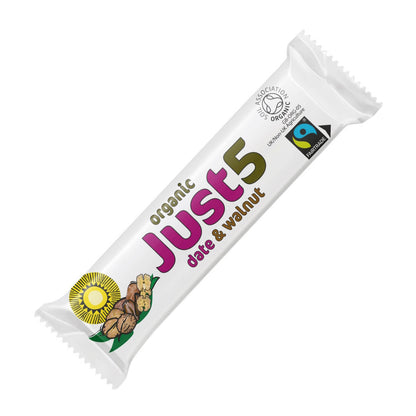 Just 5 Organic Date & Walnut Bar (40g)